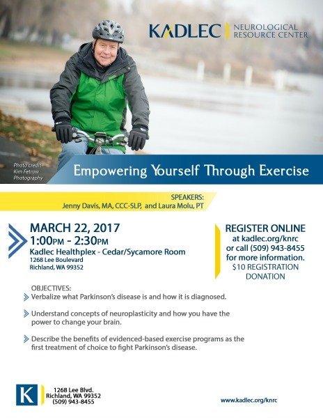 empowering yourself through exercise poster